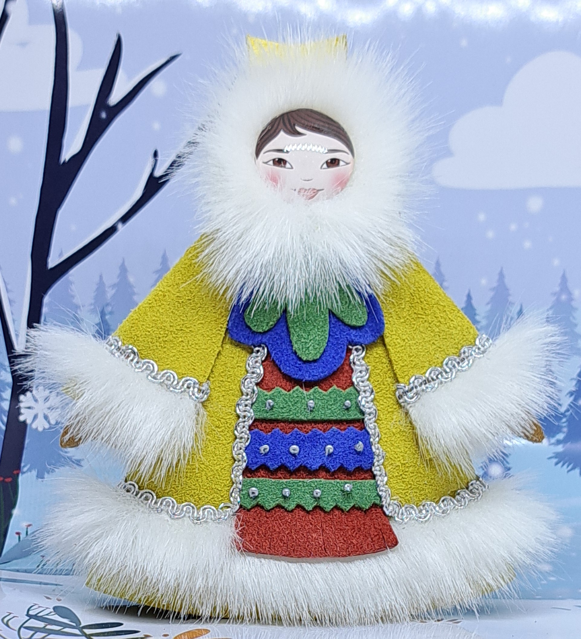 Кукла Аяврина высота 15 см