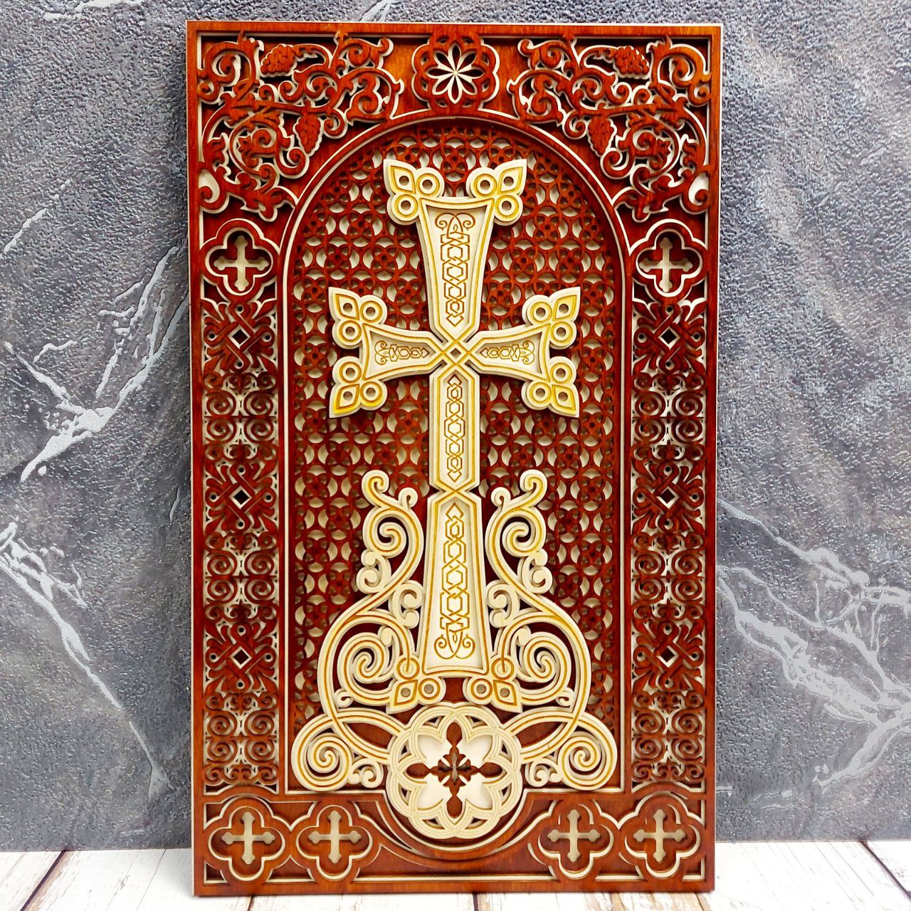Резная миниатюра Хачкар