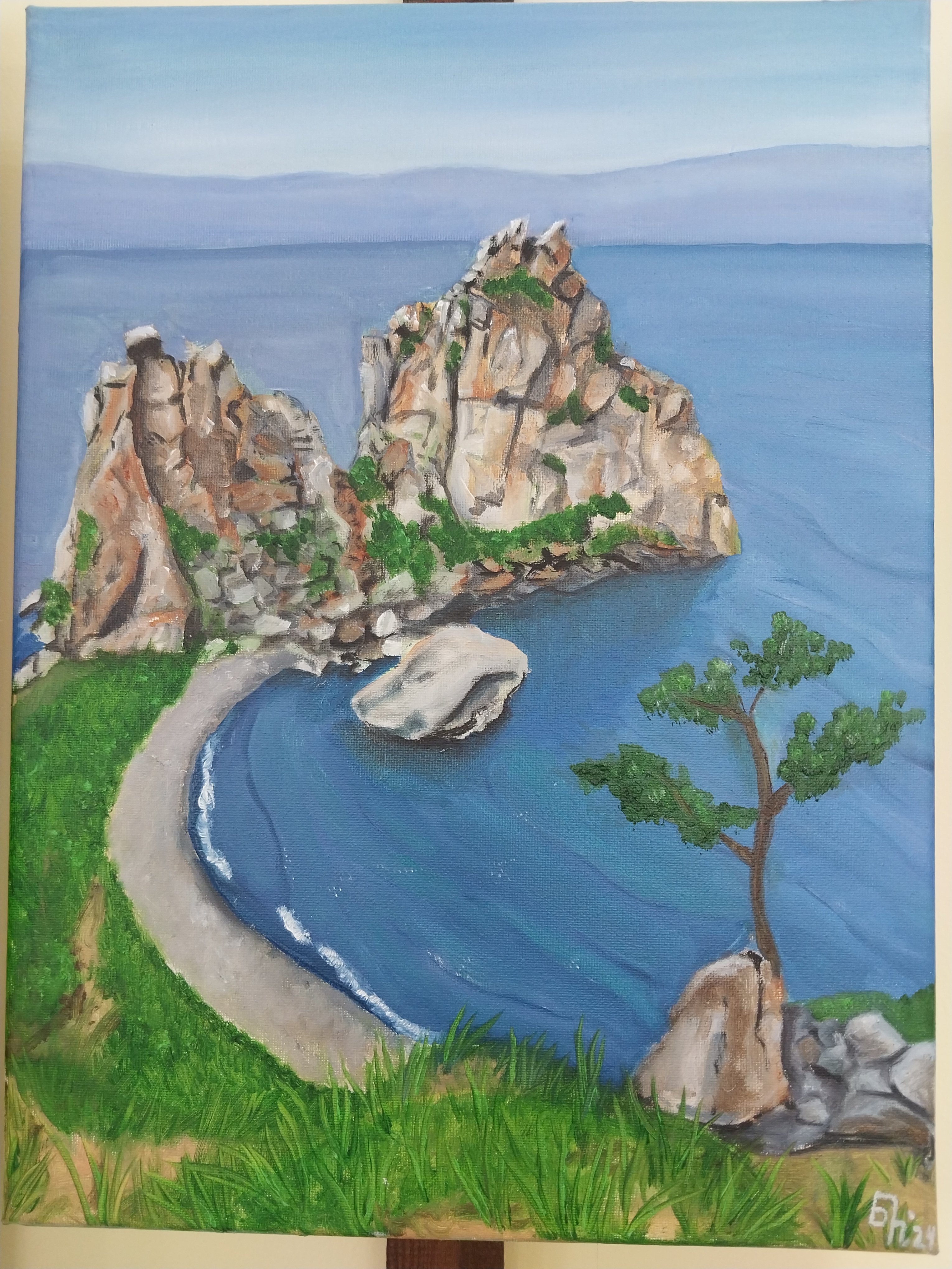 картина "скала Шаманка"
